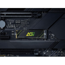 SSD, AGI, 600xTBW rating, MTBF 1600000 h, Read speed 4700 MB / s, Write speed 2800 MB / s, NVMe Yes, PCI Express 4.0, M.