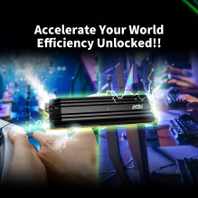 SSD, AGI, 750xTBW rating, MTBF 2000000 h, Read speed 7400 MB / s, Write speed 5200 MB / s, NVMe Yes, PCI Express 4.0, M.