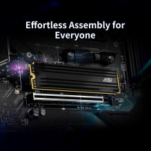 SSD, AGI, 750xTBW rating, MTBF 2000000 h, Read speed 7400 MB / s, Write speed 5200 MB / s, NVMe Yes, PCI Express 4.0, M.