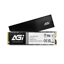 SSD, AGI, 750xTBW rating, MTBF 2000000 h, Read speed 7400 MB / s, Write speed 5200 MB / s, NVMe Yes, PCI Express 4.0, M.