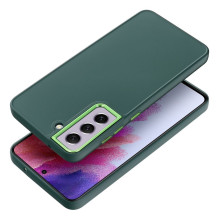 „Samsung S21 FE Frame“ dėklas, žalias „Samsung S21 FE Frame“ dėklas, žalias