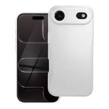 iPhone 17 AIR dėklas, blizgantis sidabras