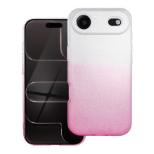 iPhone 17 AIR dėklas, blizgantis, skaidrus, rožinis iPhone 17 AIR dėklas, blizgantis, skaidrus, rožinis