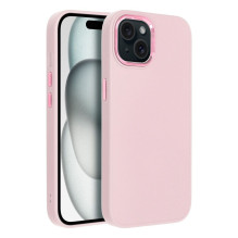 „iPhone 15“ dėklas, rausvas, rėmelis