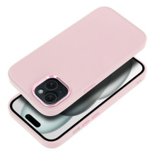„iPhone 15“ dėklas, rausvas, rėmelis