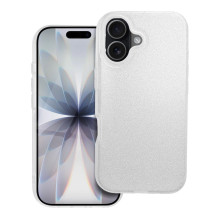 „iPhone 17“ dėklas, blizgantis sidabras