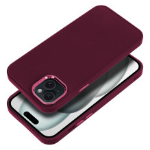 „iPhone 15 PLUS“ dėklas su rėmeliu, violetinis