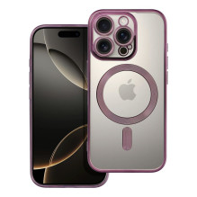 Case for iPhone 16 PRO Electro Mag Cover compatible with MagSafe purple Case for iPhone 16 PRO Electro Mag Cover compatible with MagSafe purple