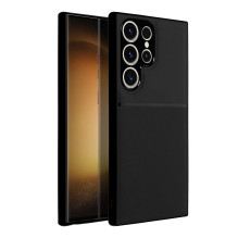 Dėklas, skirtas „Samsung S23 ULTRA“, kilnus, juodas