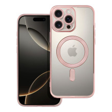 „iPhone 16 PRO MAX“ dėklas, suderinamas su „MagSafe“ aukso-rožinės spalvos, „Electro Mag Cover“. „iPhone 16 PRO MAX“ dėklas, suderinamas su „MagSafe“ aukso-rožinės spalvos, „Electro Mag Cover“.