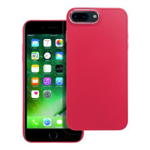 iPhone 7 PLUS / 8 PLUS dėklas su rėmeliu, rausvai raudonas