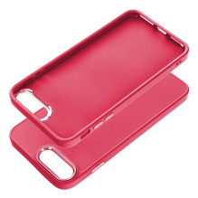 iPhone 7 PLUS / 8 PLUS dėklas su rėmeliu, rausvai raudonas