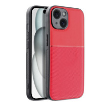 iPhone 15 dėklas, kilnus raudonas