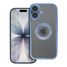 iPhone 17 dėklas, žvilgantis mėlynas