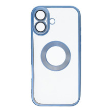 iPhone 17 dėklas, žvilgantis mėlynas