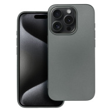 „iPhone 15 PRO“ metalinis pilkas dėklas
