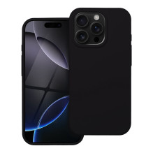 iPhone 16 PRO silikoninis dėklas, juodas iPhone 16 PRO silikoninis dėklas, juodas