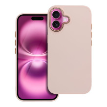 Case for iPhone 16 Frame powder pink Case for iPhone 16 Frame powder pink