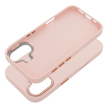 „iPhone 16“ dėklas, rausvas, rėmelis