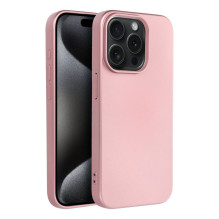 „iPhone 15 PRO“ metalinio rožinio atspalvio dėklas „iPhone 15 PRO“ metalinio rožinio atspalvio dėklas