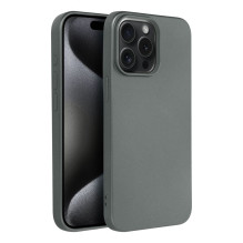 iPhone 15 PRO MAX dėklas, metalinės pilkos spalvos