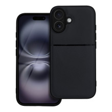 iPhone 16 dėklas, kilnus, juodas