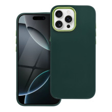 iPhone 16 PRO MAX dėklas su rėmeliu, žalias iPhone 16 PRO MAX dėklas su rėmeliu, žalias
