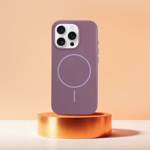 „iPhone 16 PLUS“ blizgus „Mag“ dėklas, suderinamas su „MagSafe“, violetinis