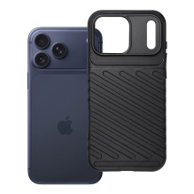 iPhone 17 PRO MAX dėklas, juodas, perkūno juodas
