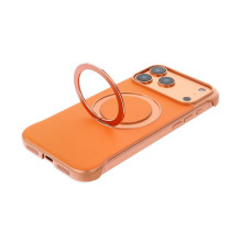 „iPhone 17 AIR“ „Edge Free“ dėklas, suderinamas su „MagSafe“ ir oranžinis „iPhone 17 AIR“ „Edge Free“ dėklas, suderinamas su „MagSafe“ ir oranžinis