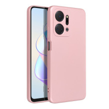„Honor X7A“ dėklas metalinės rožinės spalvos