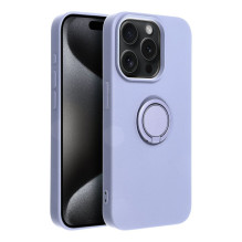 Case for iPhone 15 PRO Silicone Ring purple
