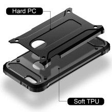 iPhone 6 / 6S dėklas, juodas, šarvuotas