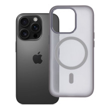 Case for iPhone 16 PRO Flexline Mag Cover compatible with MagSafe gray Case for iPhone 16 PRO Flexline Mag Cover compatible with MagSafe gray