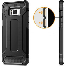 „Samsung S8 Armor“ dėklas, juodas
