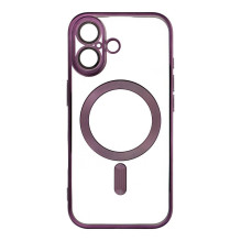 „iPhone 17“ dėklas, suderinamas su „MagSafe“, violetinis, „Electro Mag Cover“