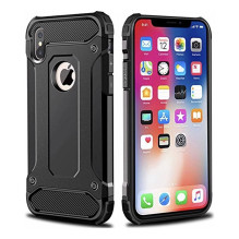 iPhone XS dėklas, skirtas šarvams, juodas iPhone XS dėklas, skirtas šarvams, juodas