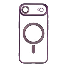 „iPhone 17 AIR“ dėklas, suderinamas su „MagSafe“, violetinis, „Electro Mag Cover“.