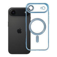 Case for iPhone 17 AIR Electro Mag Cover compatible with MagSafe blue