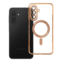 Case for Samsung A17 Electro Mag Cover compatible with MagSafe gold Case for Samsung A17 Electro Mag Cover compatible with MagSafe gold