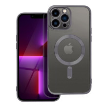 iPhone 13 PRO MAX dėklas, Electro Mag Cover, suderinamas su MagSafe, juodas