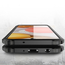 Samsung A12 Armor dėklas, juodas