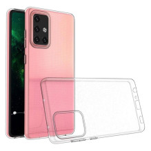 Samsung A72 LTE (4G) / A72 5G galinis dėklas itin plonas, 0,5 mm, skaidrus