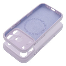 Case for iPhone 15 PRO MAX Forcell F-Protect Rubber Premium compatible with MagSafe mauve