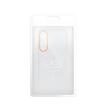Case for Honor 400 Go Orange compatible with MagSafe transparent Case for Honor 400 Go Orange compatible with MagSafe transparent