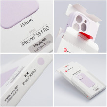 Case for iPhone 15 PRO MAX Forcell F-Protect Rubber Premium compatible with MagSafe mauve