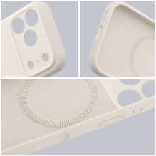 Case for iPhone 17 AIR Forcell F-Protect Rubber Premium compatible with MagSafe antique white