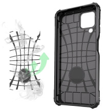 „Samsung A22 5G Armor“ dėklas, juodas „Samsung A22 5G Armor“ dėklas, juodas