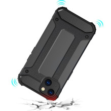 iPhone 13 MINI dėklas, juodas, šarvuotas iPhone 13 MINI dėklas, juodas, šarvuotas