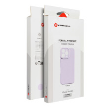 „iPhone 16e“ (SE4 2025) / 17e „Forcell F-Protect Rubber Premium“ dėklas, suderinamas su „MagSafe“, alyvinės spalvos